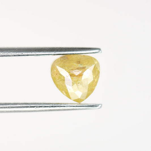 1.02 CT Heart Shape Snow White Color Polished Diamond For Engagement Ring | Heart Shape Halo Set Ring | Gift For Her | Anniversary Gift