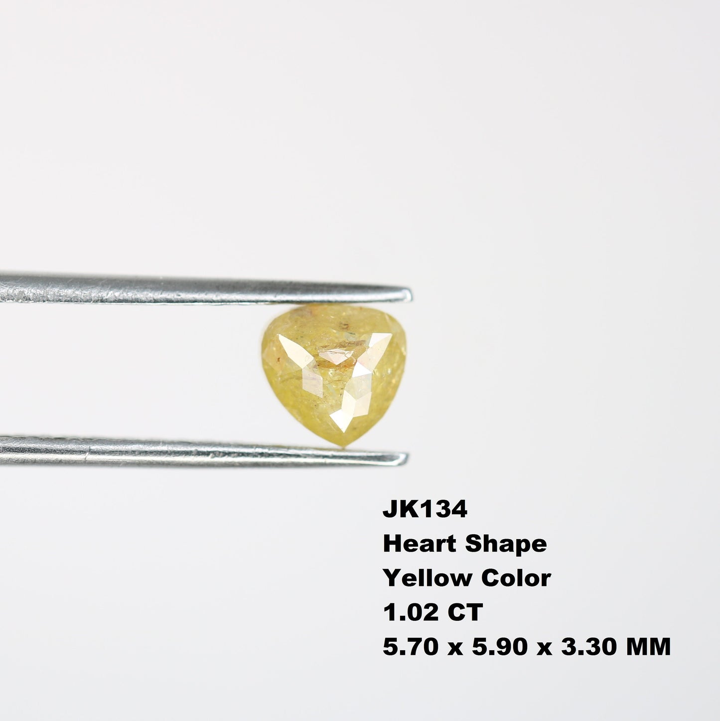 1.02 CT Heart Shape Snow White Color Polished Diamond For Engagement Ring | Heart Shape Halo Set Ring | Gift For Her | Anniversary Gift