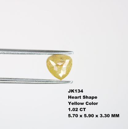 1.02 CT Heart Shape Snow White Color Polished Diamond For Engagement Ring | Heart Shape Halo Set Ring | Gift For Her | Anniversary Gift