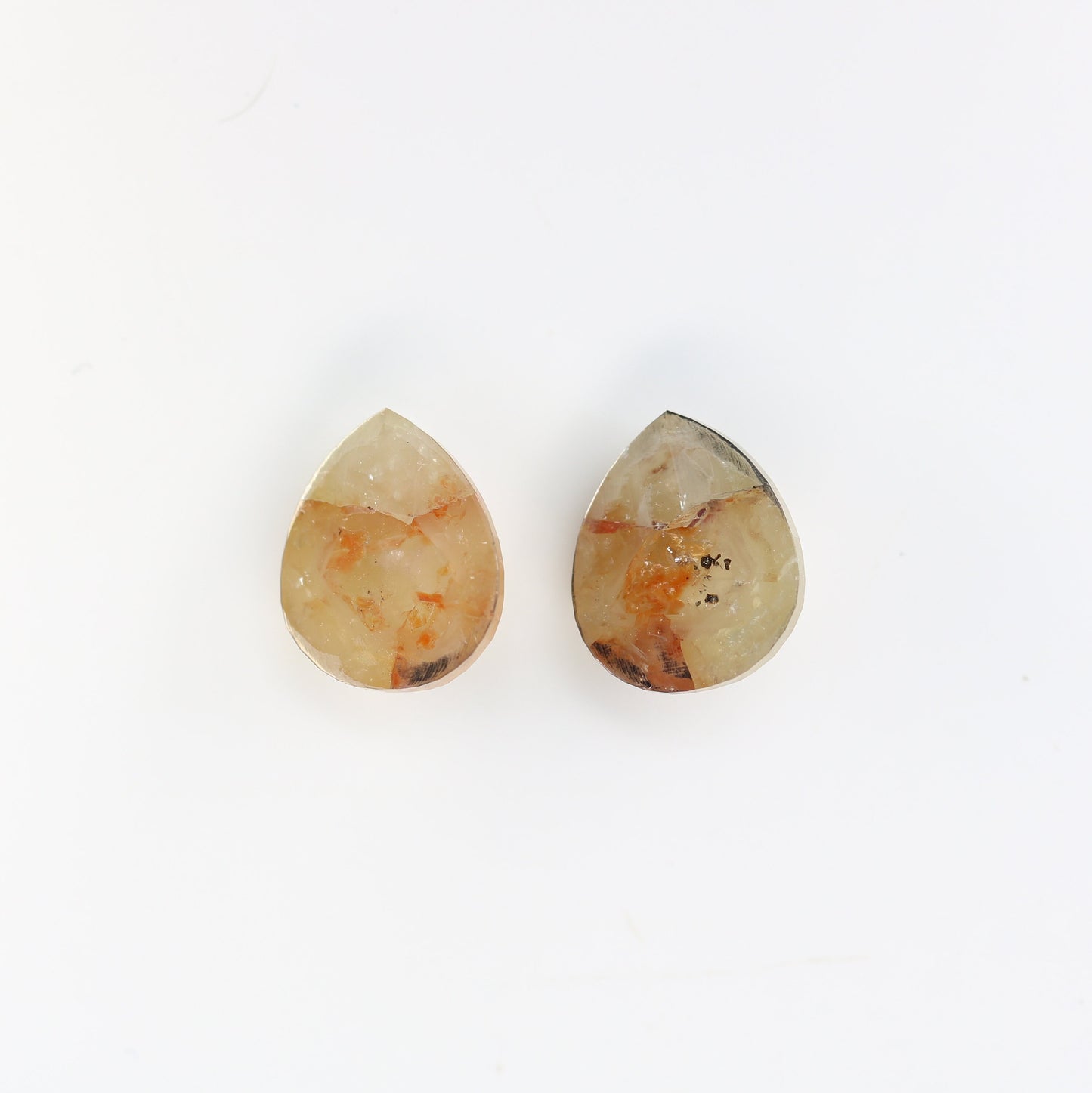 2.76 CT Pear Shape Peach Rustic Diamond | Unique Custom Proposal Ring | Stunning Pendant Gift for Wife or Him