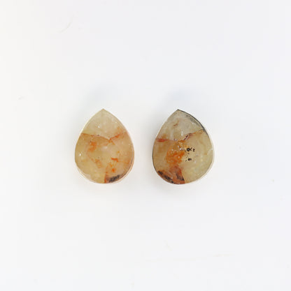 2.76 CT Pear Shape Peach Rustic Diamond | Unique Custom Proposal Ring | Stunning Pendant Gift for Wife or Him
