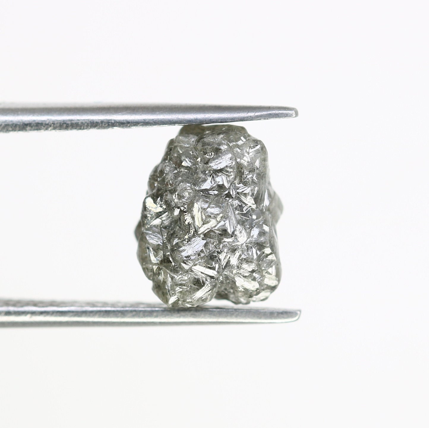 3.78 CT Fancy Grey Rough Uncut Diamond | Stunning Engagement & Wedding Ring | Unique Grey Diamond Jewelry | Perfect Gift for Her
