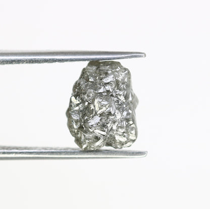 3.78 CT Fancy Grey Rough Uncut Diamond | Stunning Engagement & Wedding Ring | Unique Grey Diamond Jewelry | Perfect Gift for Her
