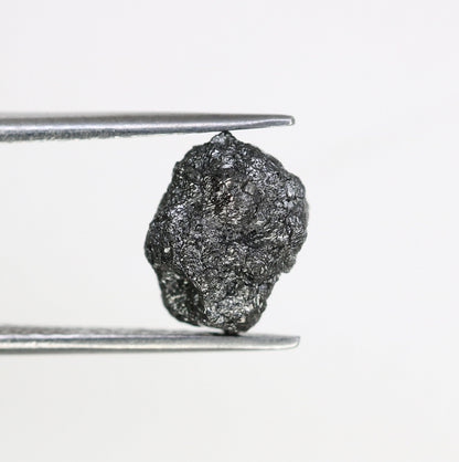 4.18 CT Raw Rough Uncut Black Diamond | Elegant Black Diamond Ring | Ideal for Engagement & Proposal | Perfect Birthday Gift for Her