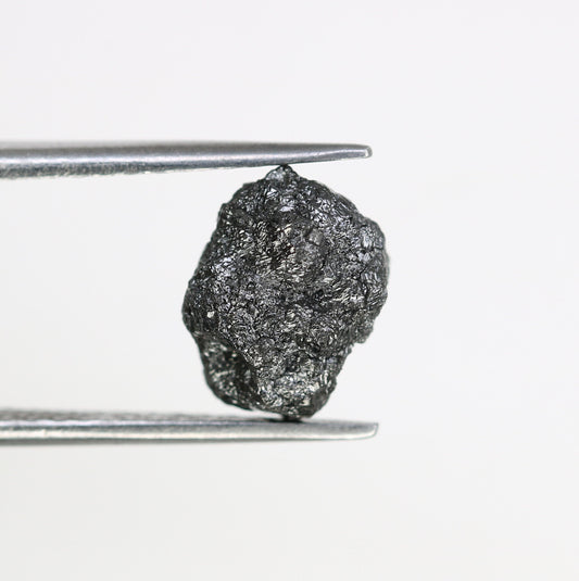 4.18 CT Raw Rough Uncut Black Diamond | Elegant Black Diamond Ring | Ideal for Engagement & Proposal | Perfect Birthday Gift for Her