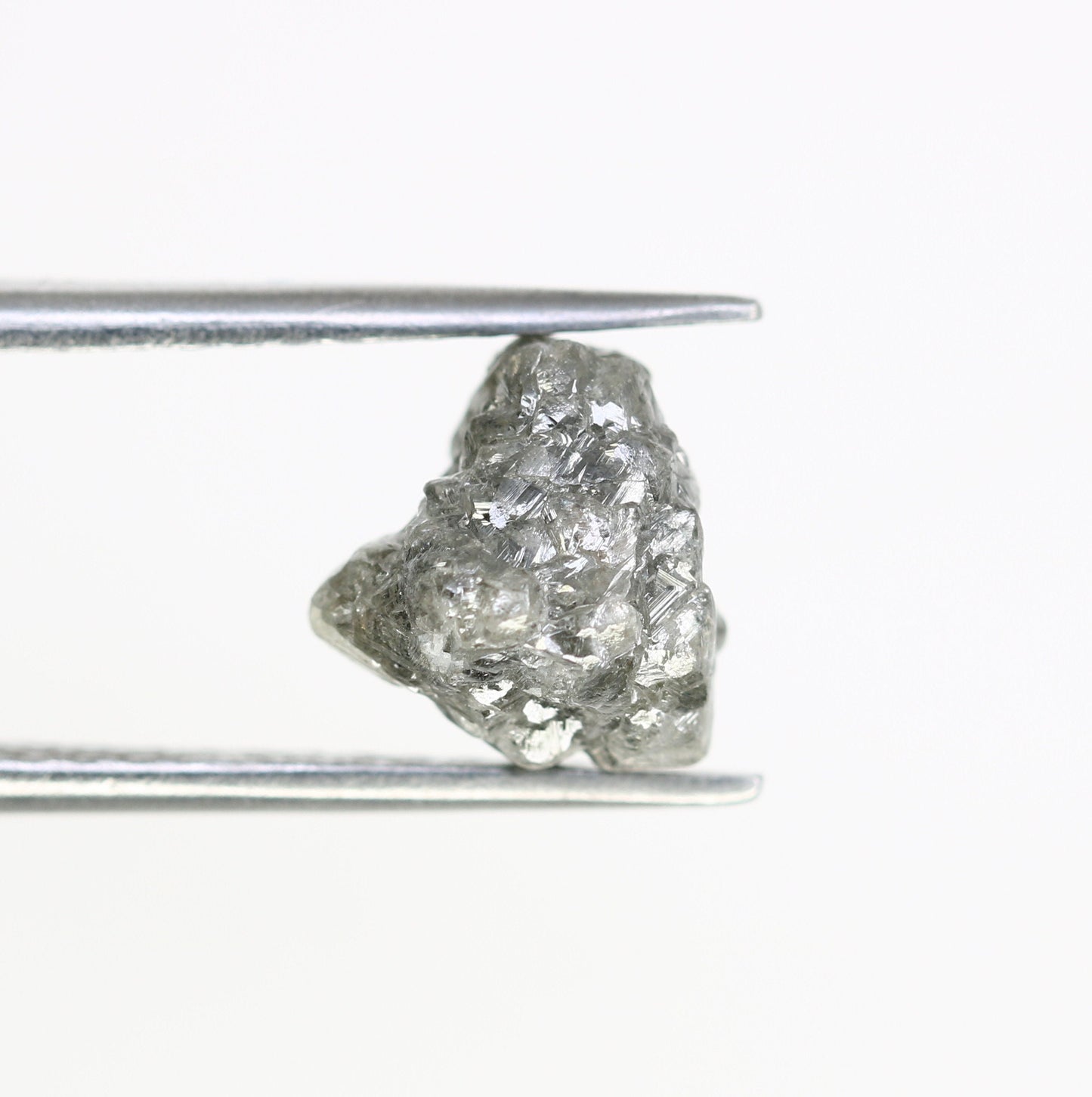 3.78 CT Fancy Grey Rough Uncut Diamond | Stunning Engagement & Wedding Ring | Unique Grey Diamond Jewelry | Perfect Gift for Her