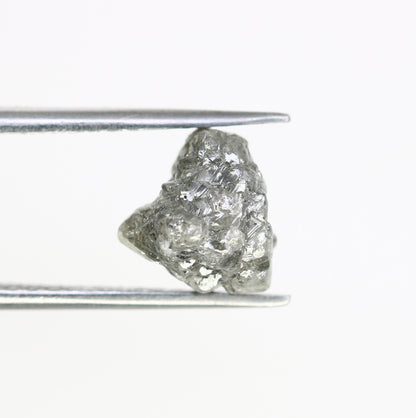 3.78 CT Fancy Grey Rough Uncut Diamond | Stunning Engagement & Wedding Ring | Unique Grey Diamond Jewelry | Perfect Gift for Her