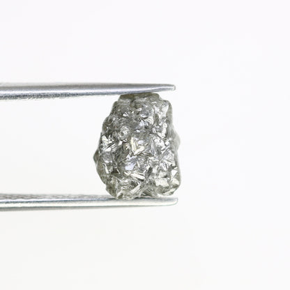 3.78 CT Fancy Grey Rough Uncut Diamond | Stunning Engagement & Wedding Ring | Unique Grey Diamond Jewelry | Perfect Gift for Her