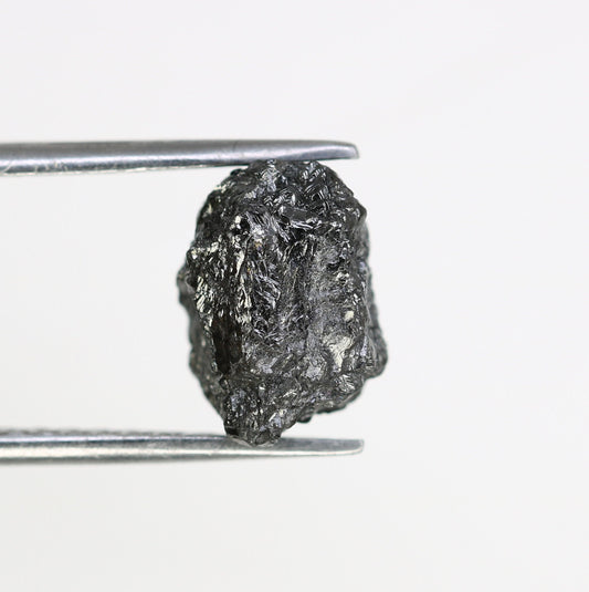 4.23 CT Fancy Black Rough Uncut Diamond | Unique Wedding Jewelry | Black Diamond Pendant | Perfect Anniversary & Birthday Gift for Her