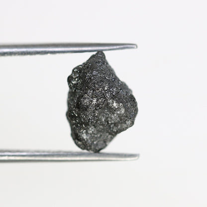 4.18 CT Raw Rough Uncut Black Diamond | Elegant Black Diamond Ring | Ideal for Engagement & Proposal | Perfect Birthday Gift for Her