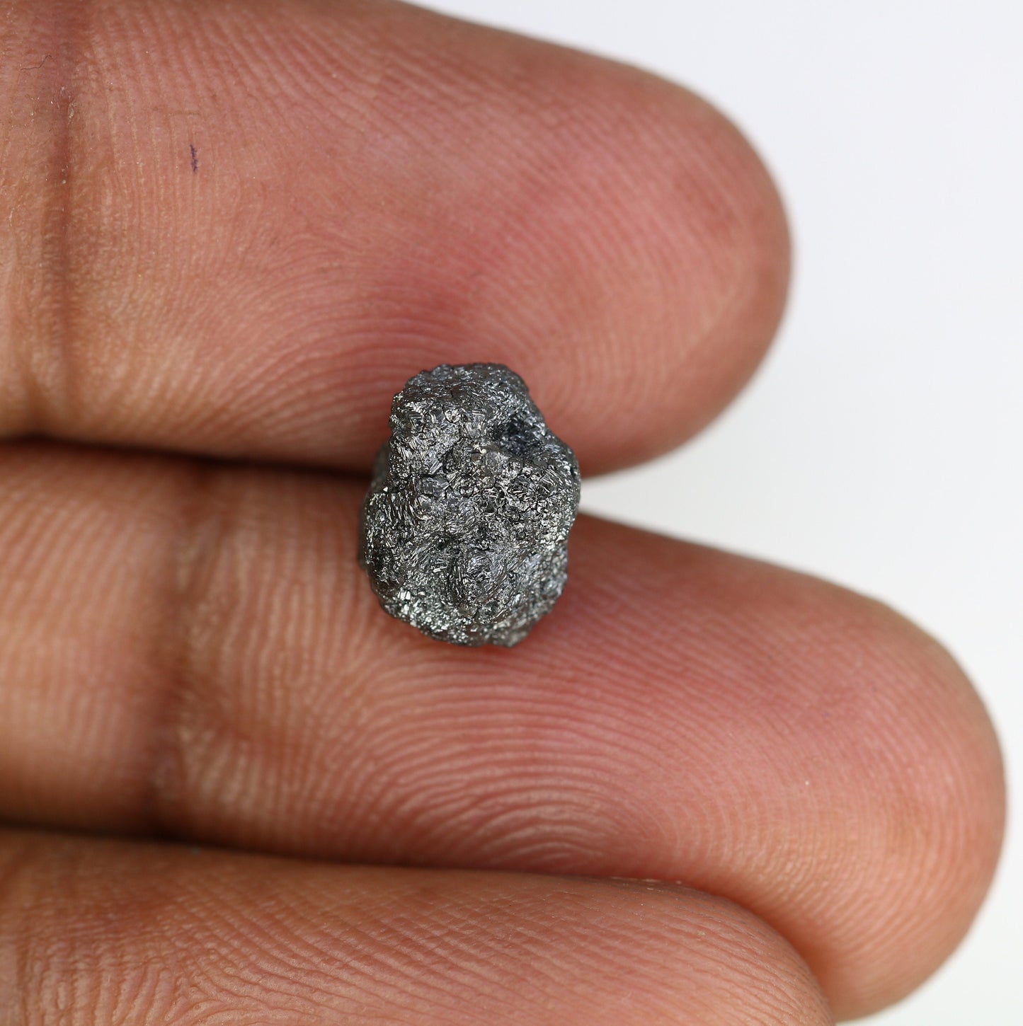 4.18 CT Raw Rough Uncut Black Diamond | Elegant Black Diamond Ring | Ideal for Engagement & Proposal | Perfect Birthday Gift for Her