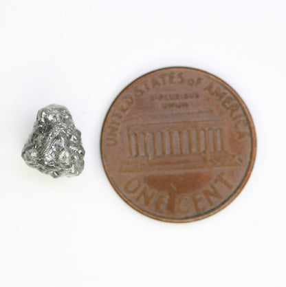 3.78 CT Fancy Grey Rough Uncut Diamond | Stunning Engagement & Wedding Ring | Unique Grey Diamond Jewelry | Perfect Gift for Her
