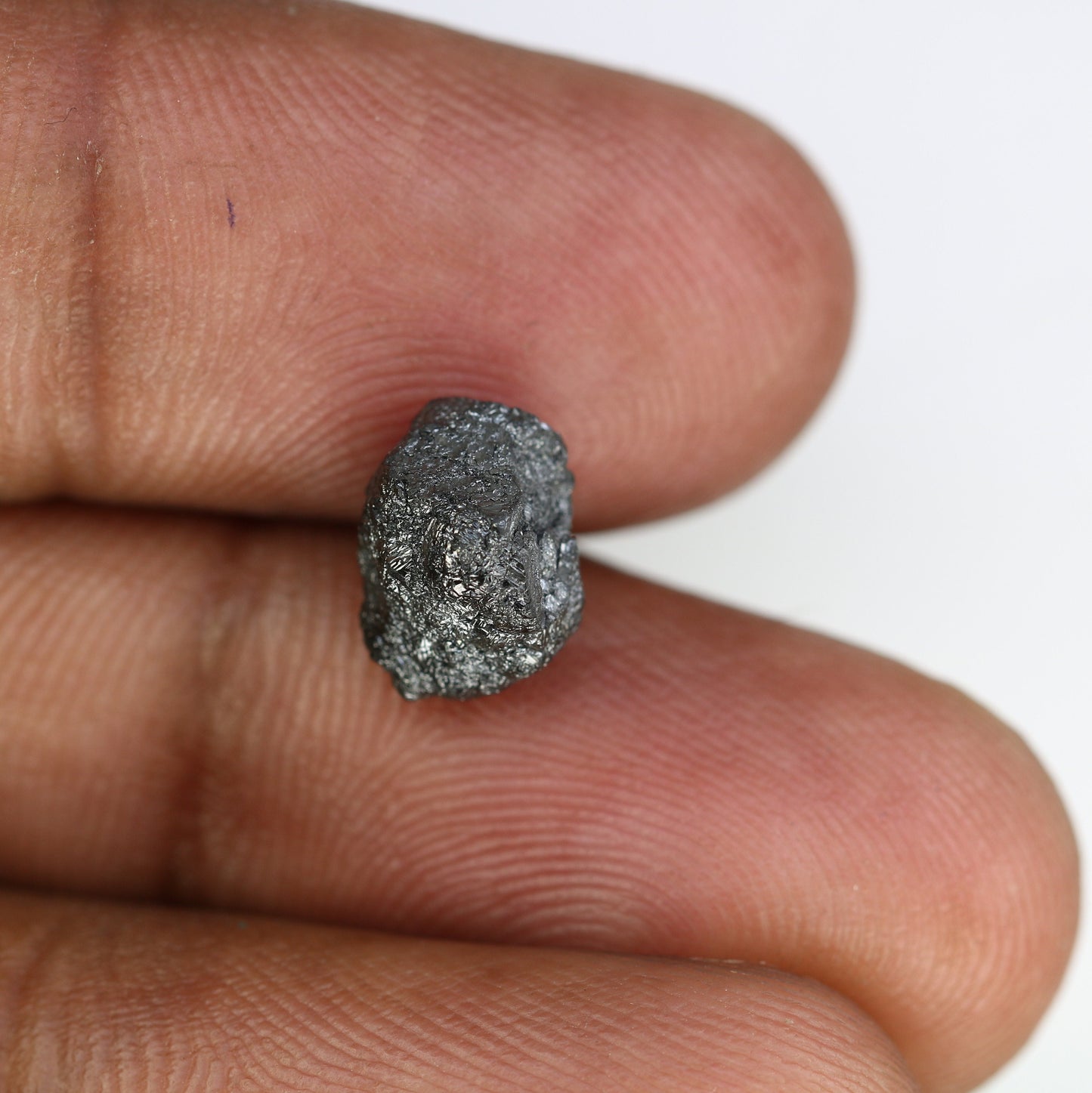 4.18 CT Raw Rough Uncut Black Diamond | Elegant Black Diamond Ring | Ideal for Engagement & Proposal | Perfect Birthday Gift for Her