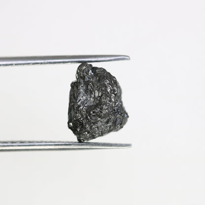4.23 CT Fancy Black Rough Uncut Diamond | Unique Wedding Jewelry | Black Diamond Pendant | Perfect Anniversary & Birthday Gift for Her