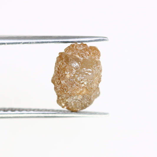3.29 CT Fancy Rough Uncut Dark Orange Diamond | Unique Engagement & Wedding Ring | Irregular Dark Orange Jewelry | Perfect Wedding Gift