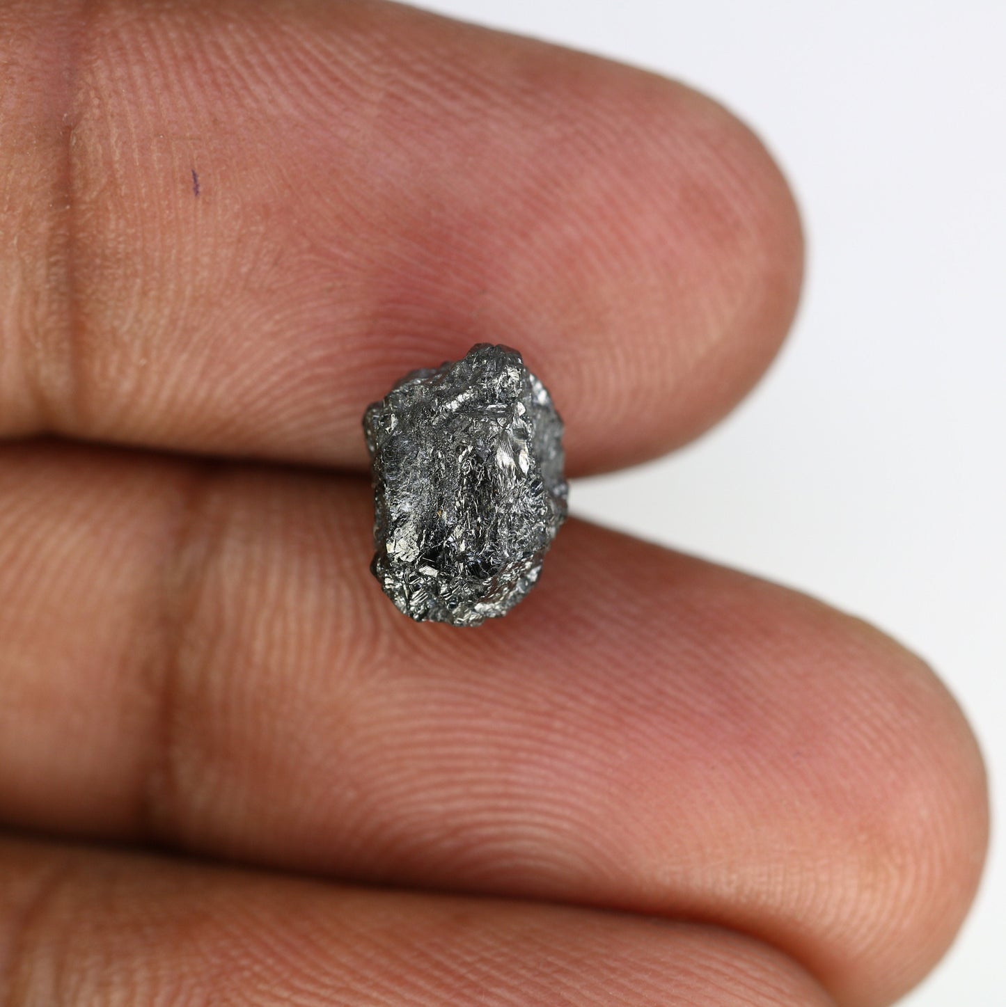 4.23 CT Fancy Black Rough Uncut Diamond | Unique Wedding Jewelry | Black Diamond Pendant | Perfect Anniversary & Birthday Gift for Her