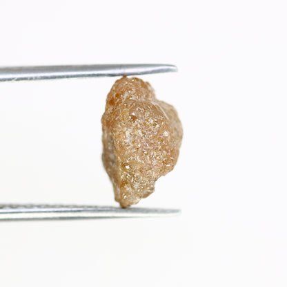 3.29 CT Fancy Rough Uncut Dark Orange Diamond | Unique Engagement & Wedding Ring | Irregular Dark Orange Jewelry | Perfect Wedding Gift