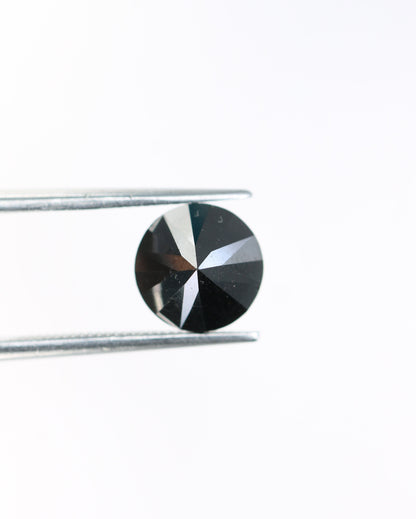 2.72 CT Round Brilliant Cut Fancy Black Diamond | Perfect Anniversary Gift | Ideal for Her | High-Quality Loose Diamond