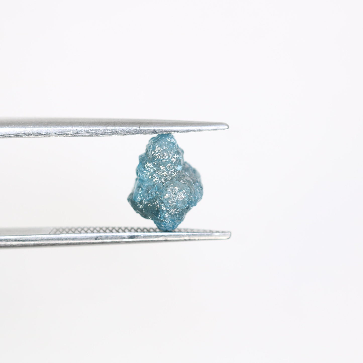 2.23 CT 8.10 MM Loose Fancy Blue Irregular Cut Rough Diamond, Unique Gemstone for Designer Pendants