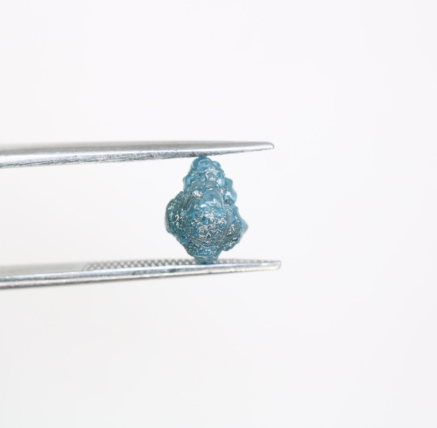 2.23 CT 8.10 MM Loose Fancy Blue Irregular Cut Rough Diamond, Unique Gemstone for Designer Pendants