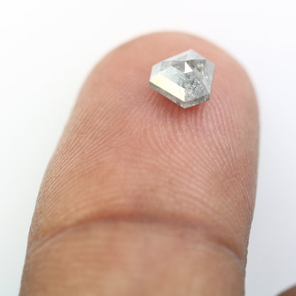 0.86 CT Natural Fancy Triangle Cut Rustic Salt And Paper Diamond For Fancy JweleryFor Gold Ring Diamonds