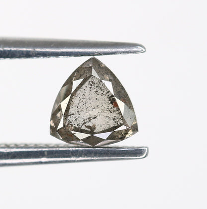 0.42  CT Fancy Triangle Shaped Rustic NAtural Salt and Paper Loose Diamond For Promise RingFor Gold Ring Diamonds