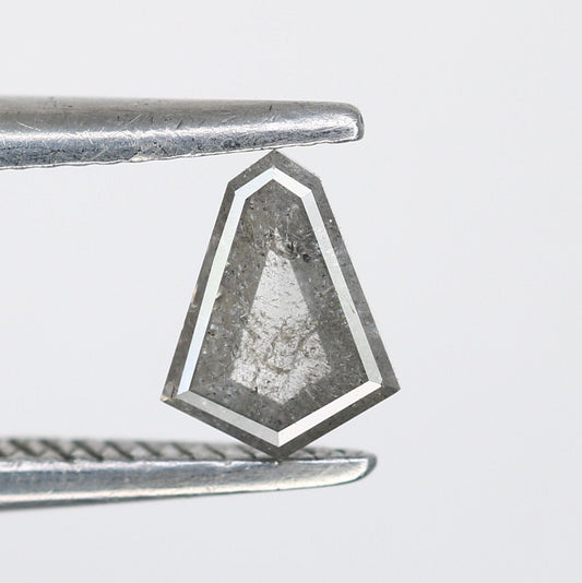 0.27 CT Shape Salt and Pepper Kite Shape - Natural Kite shape Loose Diamond -For 14k Gold Jewelry - Christmas Gift - LABORDAY Offer