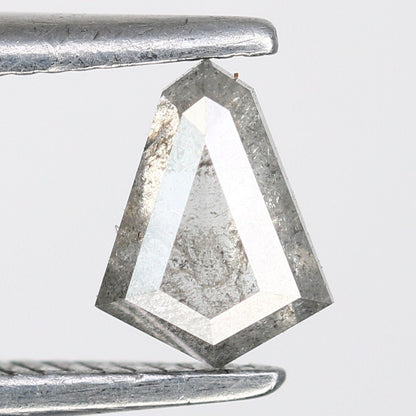 0.27 CT Shape Salt and Pepper Kite Shape - Natural Kite shape Loose Diamond -For 14k Gold Jewelry - Christmas Gift - LABORDAY Offer