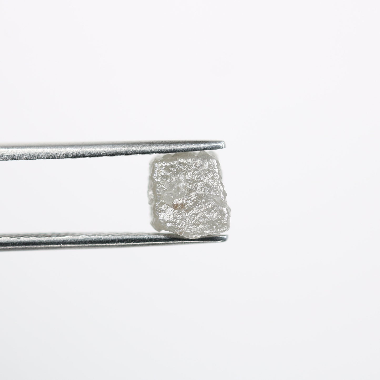 3.3 CT natural grey cube rough diamond for wedding jewelry engagement ring gift for mom gift for wife birthday present