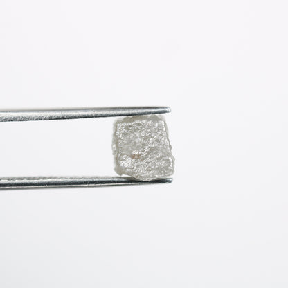 3.3 CT natural grey cube rough diamond for wedding jewelry engagement ring gift for mom gift for wife birthday present