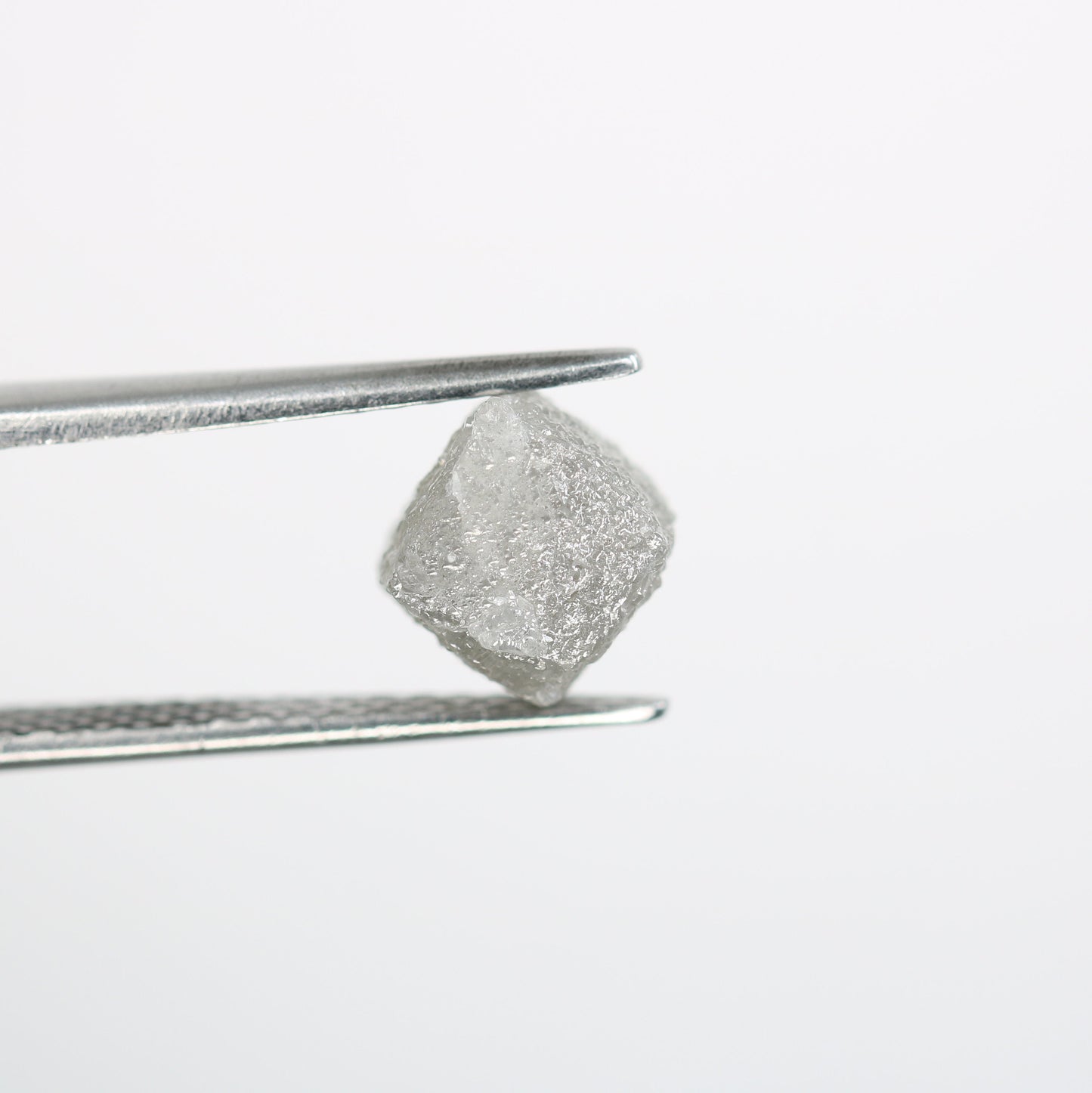 5.4 CT natural grey cube rough diamond for engagement ring wedding jewelry making gift for men gift for wife wedding present