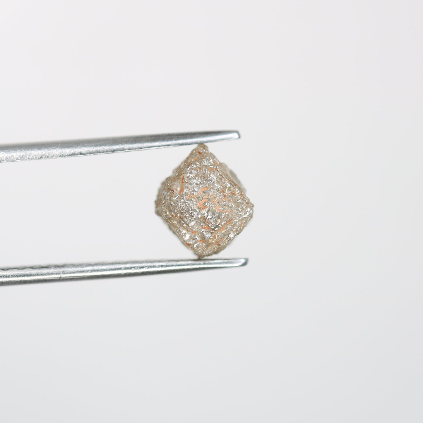 2.68 CT fancy grey cube rough diamond for custom jewelry grey rough diamond ring rough grey stone pendant Mother's Day gift