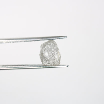 2.81 CT fancy grey cube rough diamond for proposal ring gift for sister gift for girlfriend bezel set ring anniversary present