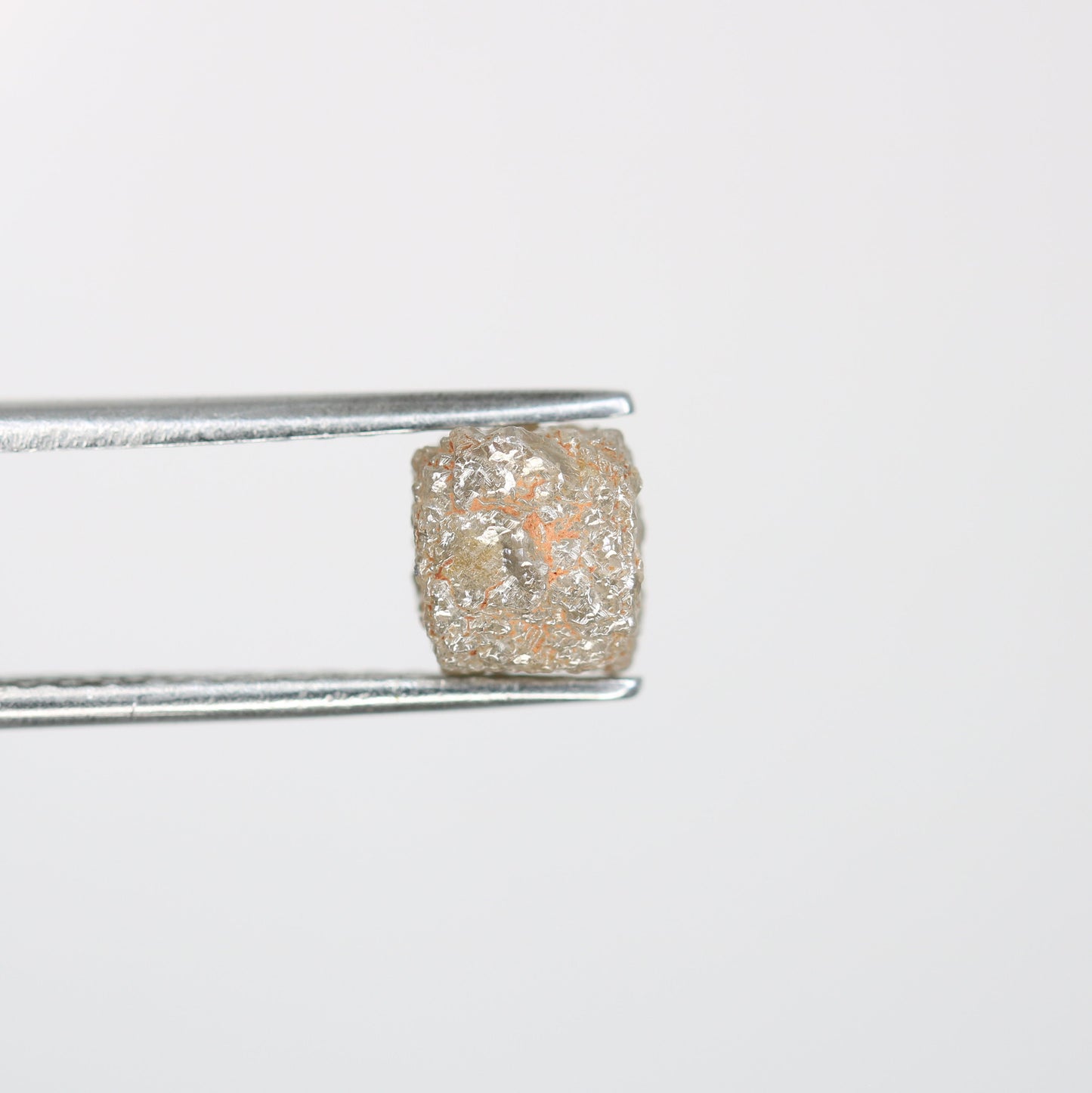 2.68 CT fancy grey cube rough diamond for custom jewelry grey rough diamond ring rough grey stone pendant Mother's Day gift