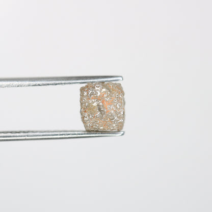2.68 CT fancy grey cube rough diamond for custom jewelry grey rough diamond ring rough grey stone pendant Mother's Day gift