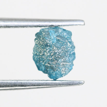 0.93 carat beautiful blue raw rough uncut fancy diamond for designer necklace gold ring diamonds