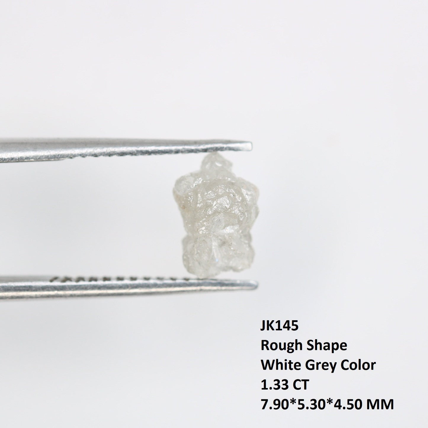 1.33 CT irregular cut white natural uncut raw diamond for proposal ring gold ring diamonds