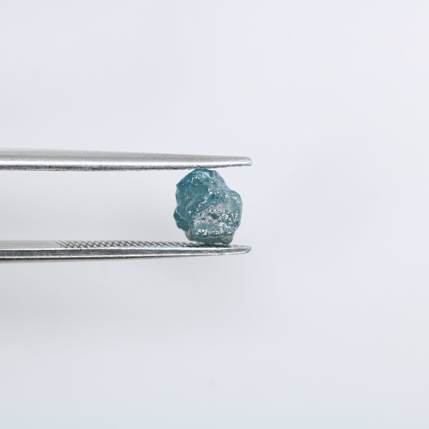 1.29 CT rough uncut irregular cut blue raw opaque diamond for engagement ring gold ring diamonds