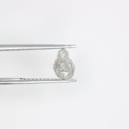 1.13 CT natural grey irregular cut rough raw loose diamond for engagement ring gold ring diamonds