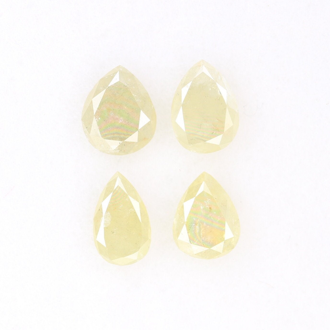 1.02 CT Natural Light Yellow Loose Polished Pear Shape Diamond | Unique Gem for Custom Wedding Band | Elegant Gold Ring Accent