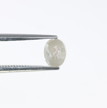 0.63 CT Natural Grey Oval Diamond | Loose Beautiful Oval Shape for Wedding Band, Gold Ring