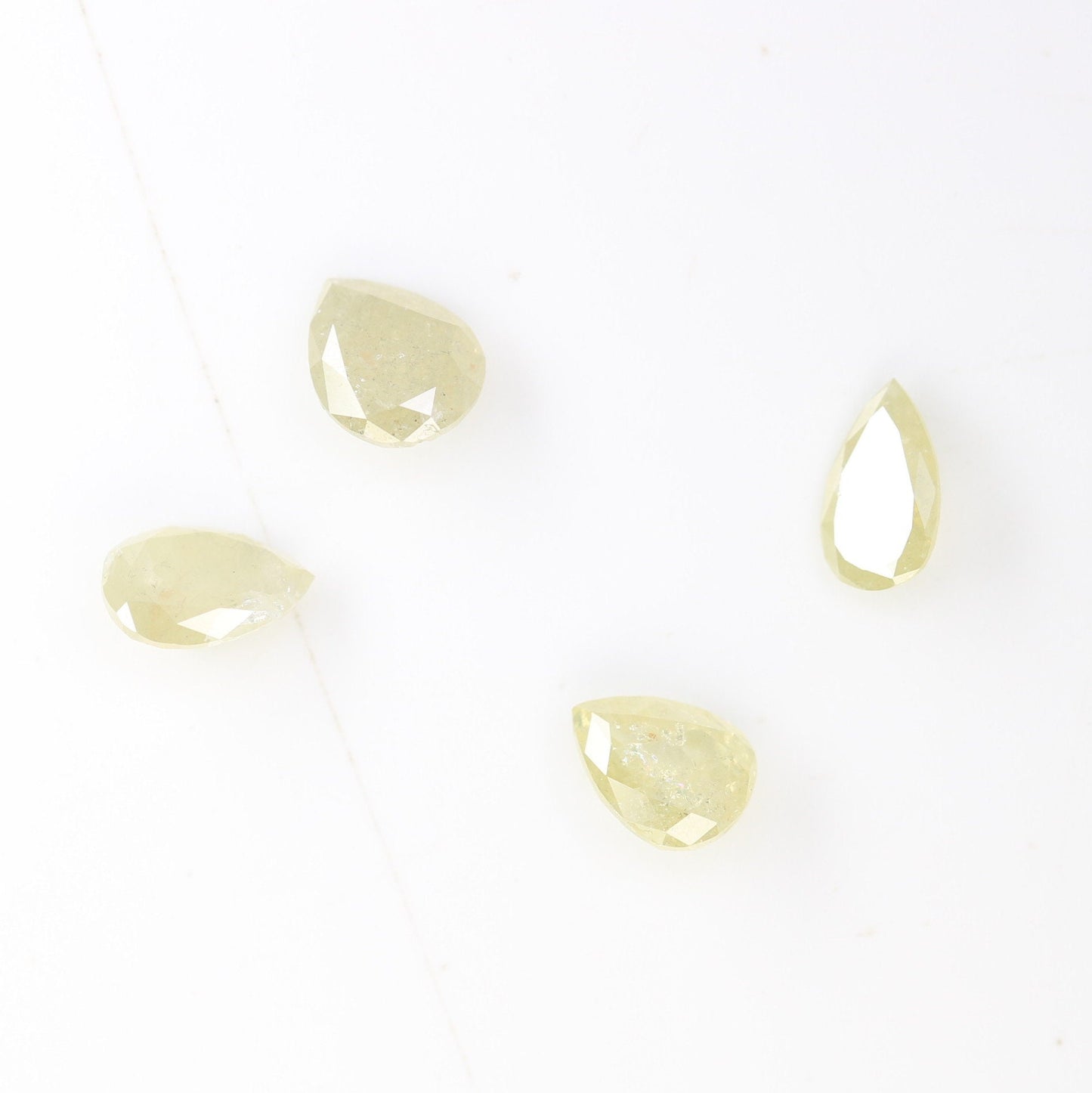 1.02 CT Natural Light Yellow Loose Polished Pear Shape Diamond | Unique Gem for Custom Wedding Band | Elegant Gold Ring Accent