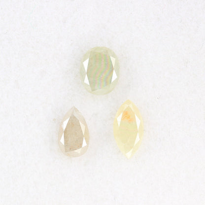 Natural Loose Salt and Pepper Fancy Color Diamonds | Mixed Shape Earth-Mined Gems for Earrings & Wedding Rings | Unique Jewelry