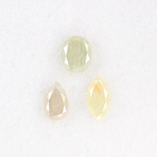 Natural Loose Salt and Pepper Fancy Color Diamonds | Mixed Shape Earth-Mined Gems for Earrings & Wedding Rings | Unique Jewelry