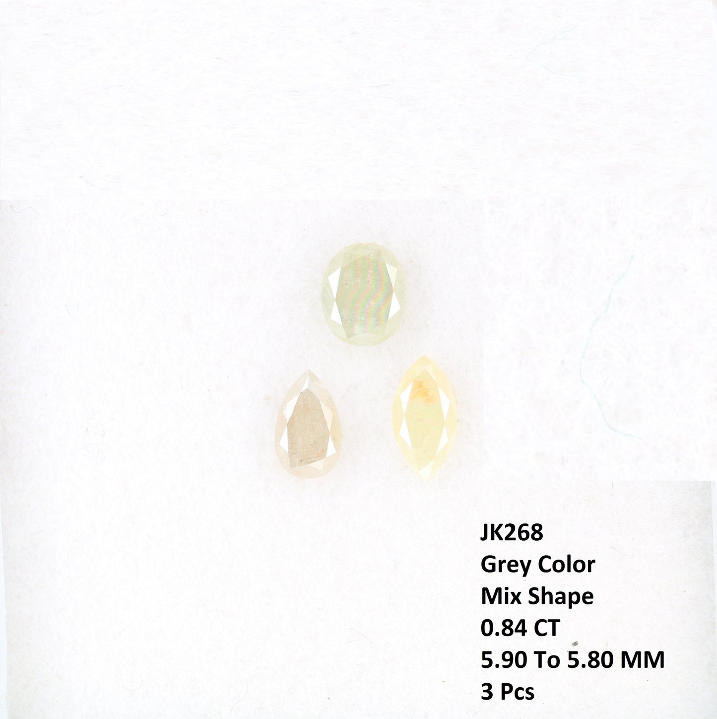 Natural Loose Salt and Pepper Fancy Color Diamonds | Mixed Shape Earth-Mined Gems for Earrings & Wedding Rings | Unique Jewelry