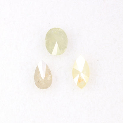 Natural Loose Salt and Pepper Fancy Color Diamonds | Mixed Shape Earth-Mined Gems for Earrings & Wedding Rings | Unique Jewelry