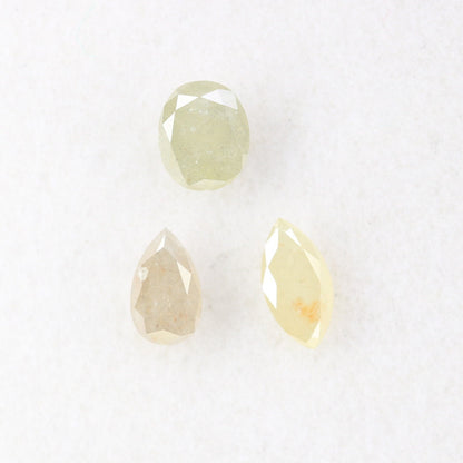 Natural Loose Salt and Pepper Fancy Color Diamonds | Mixed Shape Earth-Mined Gems for Earrings & Wedding Rings | Unique Jewelry