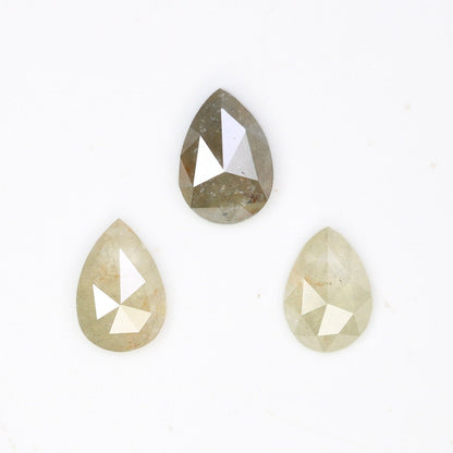 1.15 CT Fancy Grey Natural Polished Pear Shape Diamond | Stunning Gem for Custom Engagement Ring | Unique Gold Ring Accent