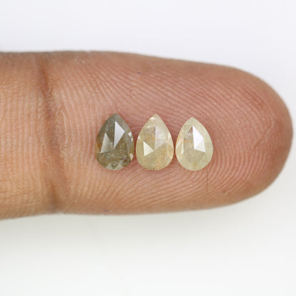 1.15 CT Fancy Grey Natural Polished Pear Shape Diamond | Stunning Gem for Custom Engagement Ring | Unique Gold Ring Accent