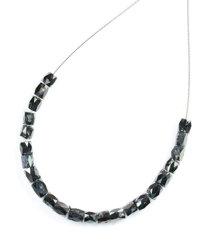 Gorgeous Black Diamond Beads | AAA Quality Faceted Loose Gems for Retro Crystal Necklaces | Unique DIY Jewelry Supplies & Artisan Craft Bead